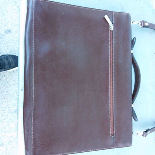 Frederick leather shoulder bag Paris like new, brown