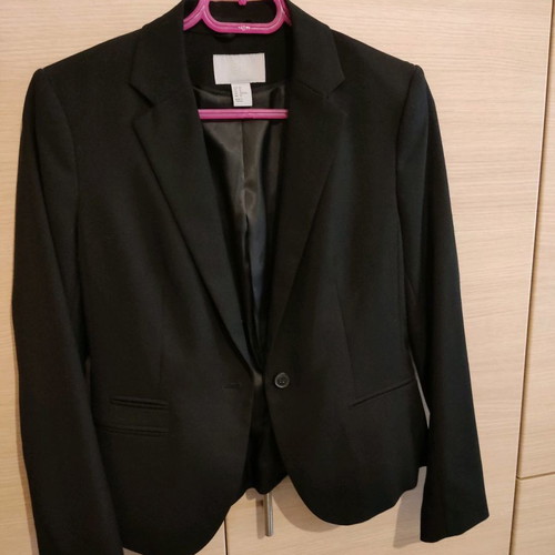 H&M women's jacket black like new, size 40