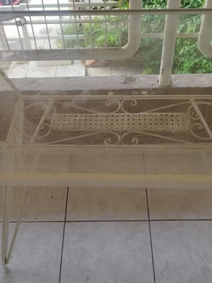Τραπέζι κήπου με δύο καρέκλες Fer For Ze σαν καινούργιο