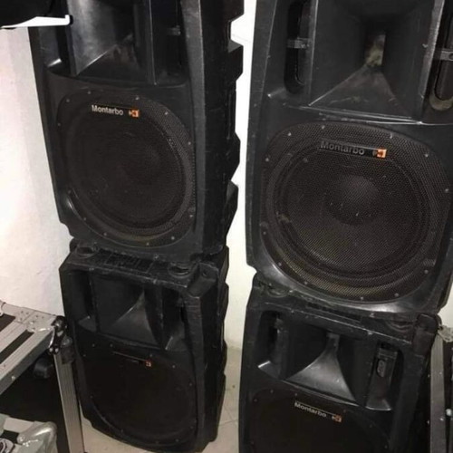 Montarbo W400 passive speakers used, set of 2