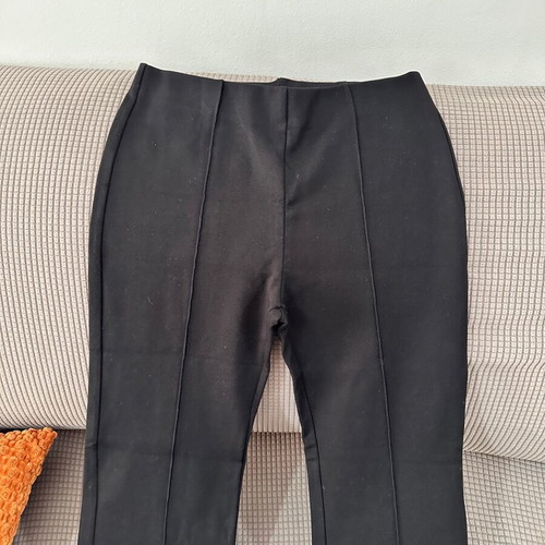 Black flared pants Mango size M like new