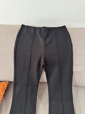 Black flared pants Mango size M like new