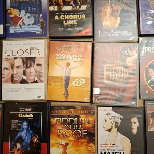 15 DVD movies with Greek subtitles