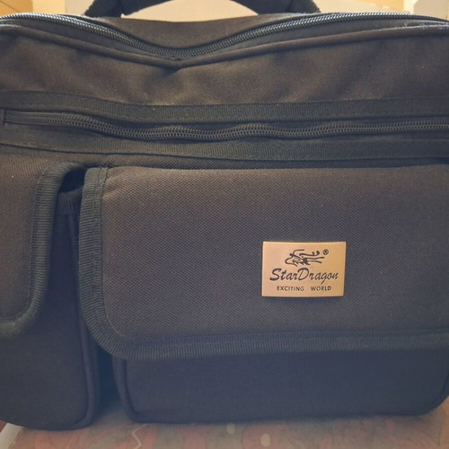 Star Dragon men's shoulder bag like new, black