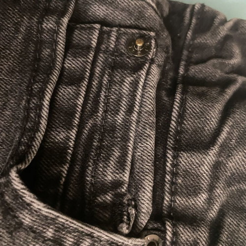 Men's Washed Black Denim Shorts Pull & Bear size 40 like new