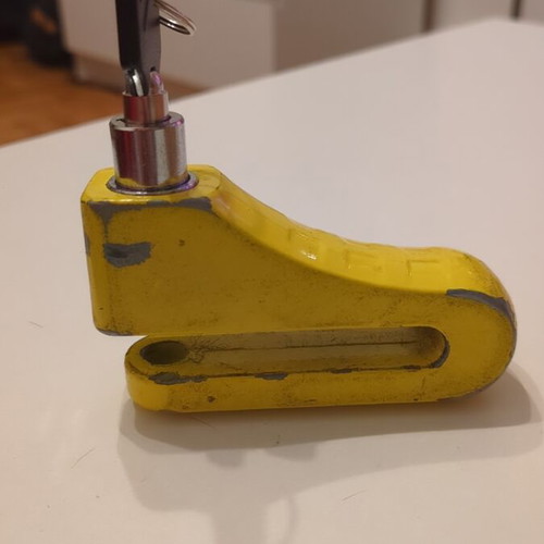 Motorcycle lock used