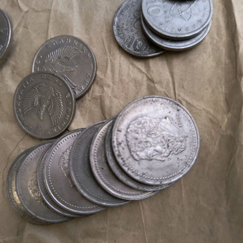 Old Greek coins like new, pack of 50
