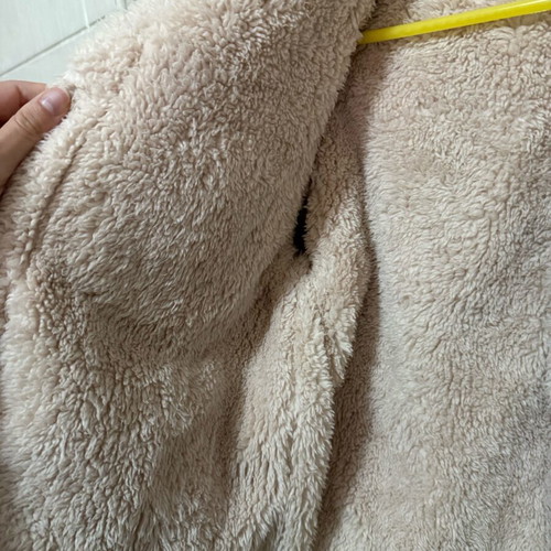 Beige corduroy jacket Pull & Bear with teddy lining like new, size L