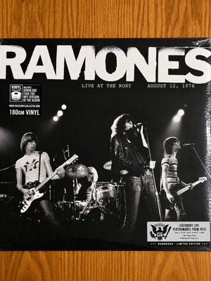Ramones Live At The Roxy βινύλιο LP, περιορισμένη έκδοση 1752/10000