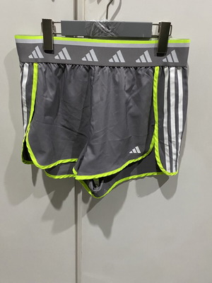 Adidas Hyperglam Performance shorts women new, grey and yellow