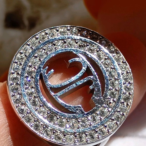 Just Cavalli women's ring used with zircon crystals silver