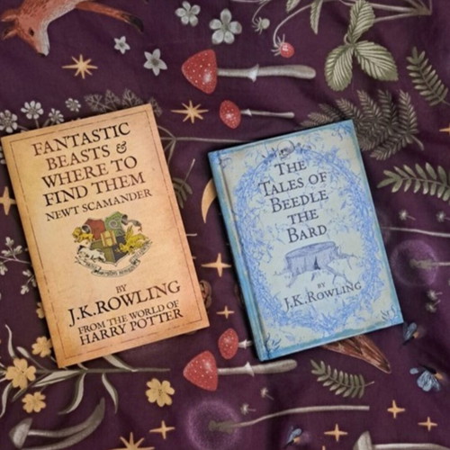 Fantastic Beasts and Where to Find Them and The Tales of Beedle the Bard books like new