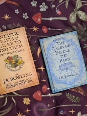 Fantastic Beasts and Where to Find Them and The Tales of Beedle the Bard books like new