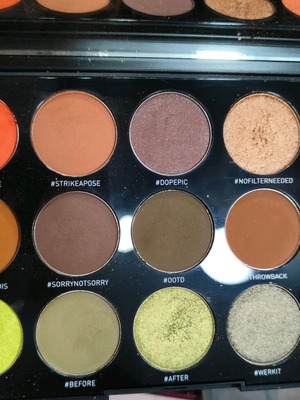 Morphe 15T Your True Selfie Artistry palette used