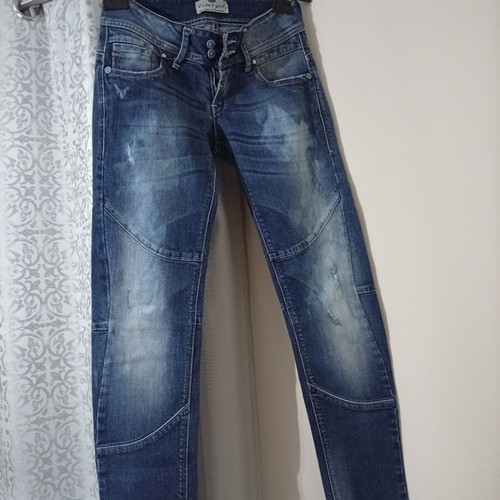 Low Waisted Jeans used, women's XS 34, blue
