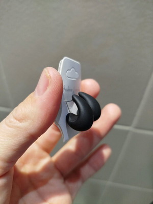 Earrings new black matte drops