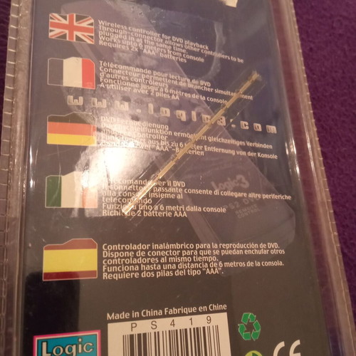 Logic 3 PS2 DVD Remote new