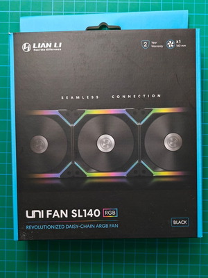 Ανεμιστήρας Lian Li Uni SL140 ARGB μαύρος καινούργιος