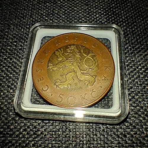 Czech Republic 3-coin collector set, 1 Kč 1993 first year