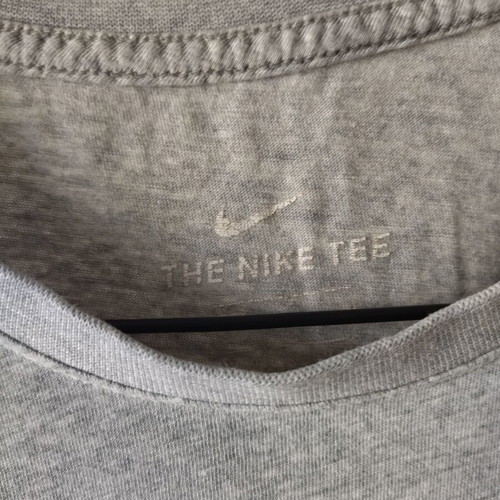 Nike T-Shirt M gray like new, cotton lightweight