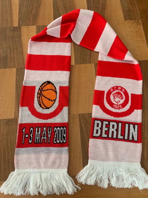 Συλλεκτικό κασκόλ Ολυμπιακού Euroleague Final Four 2007 καινούργιο