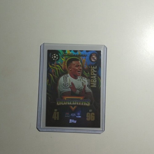 Goliaths Mbappe Topps Card new condition