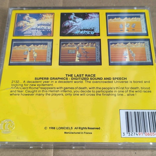 Space Racer (Loriciels) Amstrad Disk used