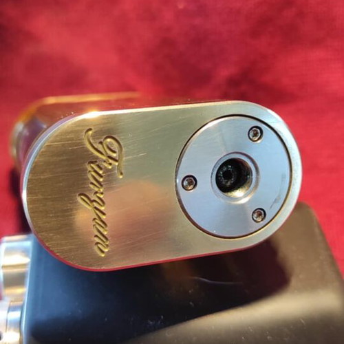 Lost Vape Furyan Squonk Mech Mod μεταχειρισμένο, μπρούτζινο με Ultem-Carbon Fiber