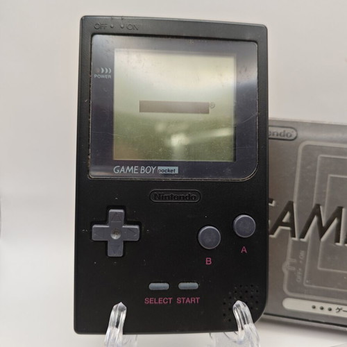 Gameboy Pocket used, black, boxed with original Japanese manual