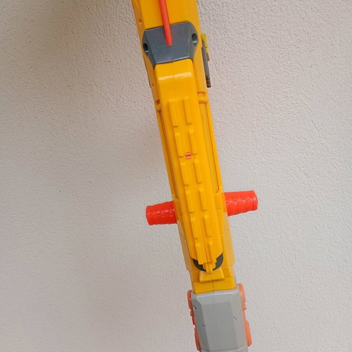 Nerf N-Strike Longshot CS-6 blaster used with Ultra 1 Nerf automatic gift