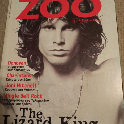 Zoo magazine first issue 1997 with Jim Morrison tribute