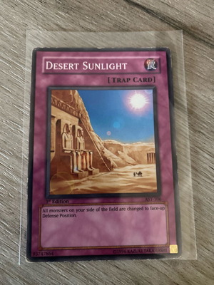 Yu-Gi-Oh! Desert Sunlight 1st Edition Common Trap Card used AST-106 LP