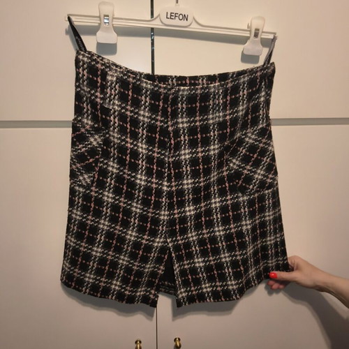 Skirt Attrattivo used, wool blend, straight cut, pockets, size 38