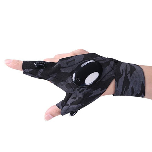 Mydays Tech LED Flashlight Gloves Camouflage σετ δεξί και αριστερό γάντι καινούργιο