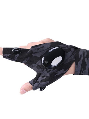 Mydays Tech LED Flashlight Gloves Camouflage σετ δεξί και αριστερό γάντι καινούργιο