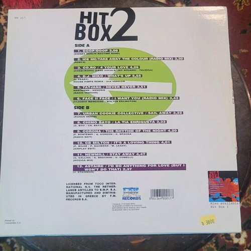 Hit Box 2 vinyl used, electronic music
