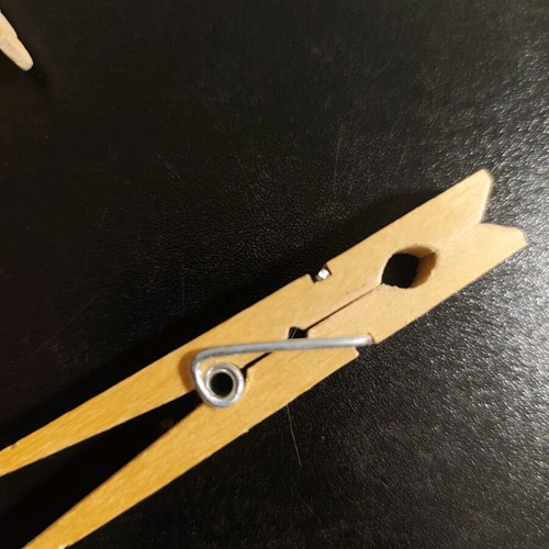 Clothespins new, pack of twelve wooden