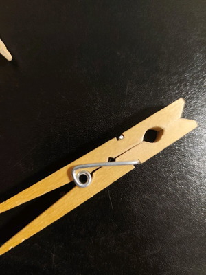 Clothespins new, pack of twelve wooden