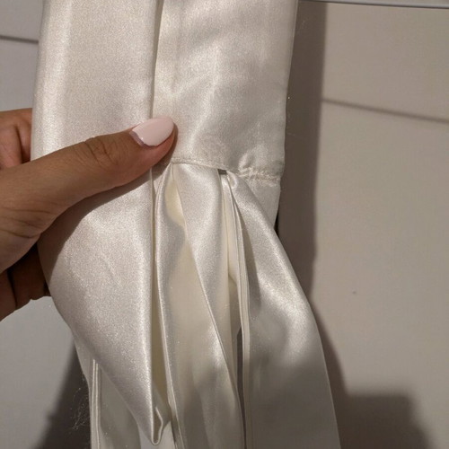 Bridal additional skirt like new, white and silver