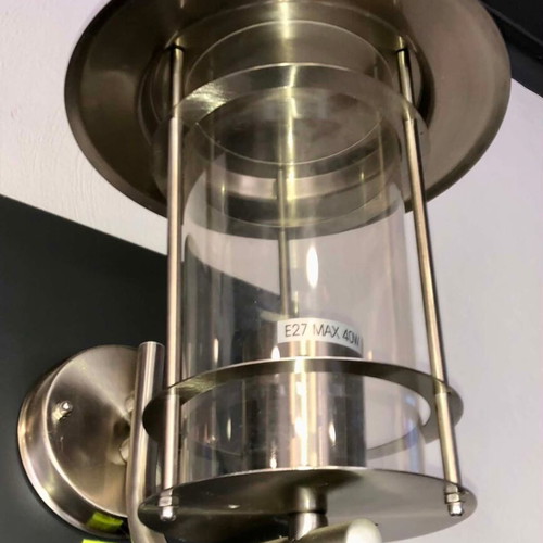 Aluminum Lantern Wall Light new