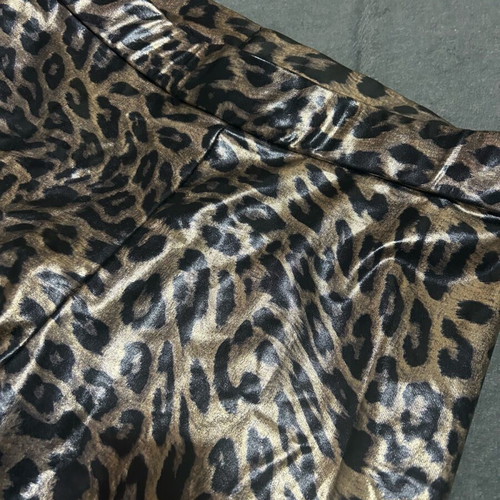 H&M leggings gold leopard like new, shiny