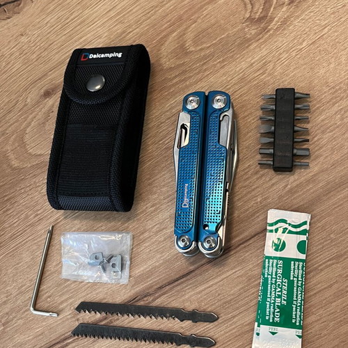 Daicamping DL25 Multitool 21-in-1 new with case and accessories