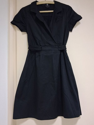H&M black dress used, size S/M 36-38