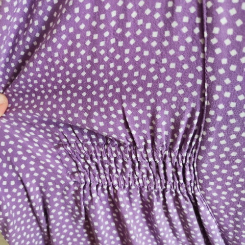 Beach dress like new, purple, very sexy due to neckline