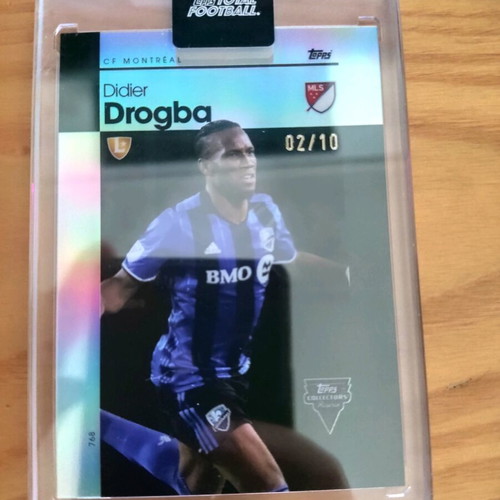Topps Total Football Didier Drogba collectors card like new, 2/10