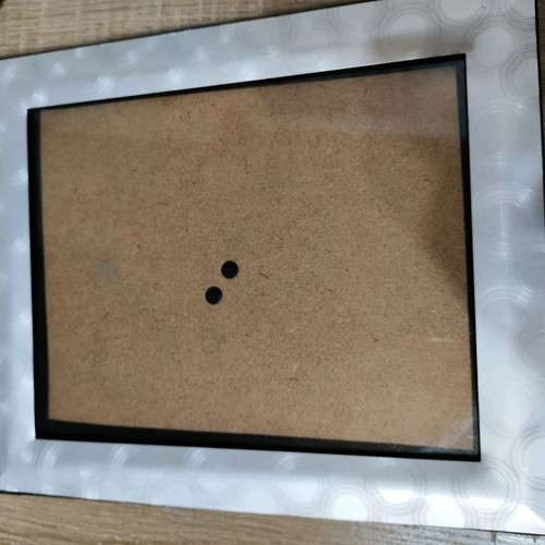 Silver photo frame used 25x30 cm