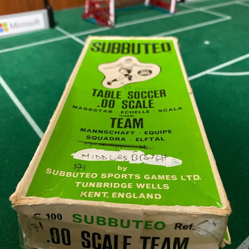 Ομάδα Subbuteo Middlesbrough heavyweight μεταχειρισμένη ref 171