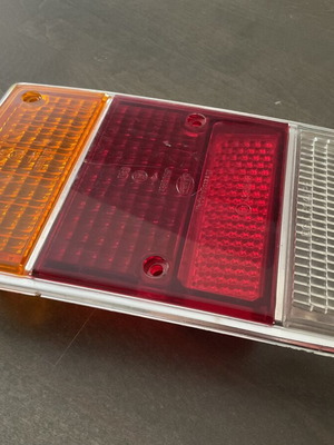 Opel Record D Caravan rear right light glass used, Hella 43366R7