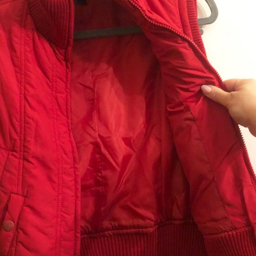 Mango sleeveless jacket red like new, size M
