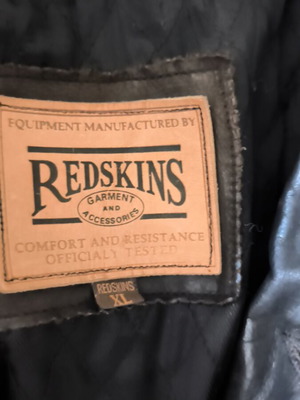 Redskins leather jacket XL used, brown